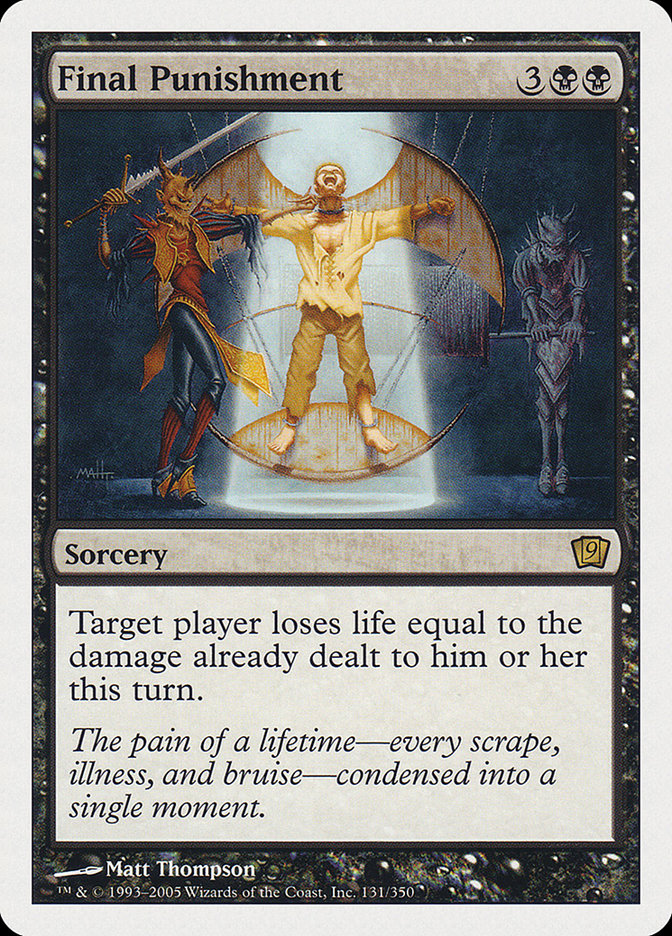 Magic | Final Punishment [Ninth Edition] | The Nerd Merchant