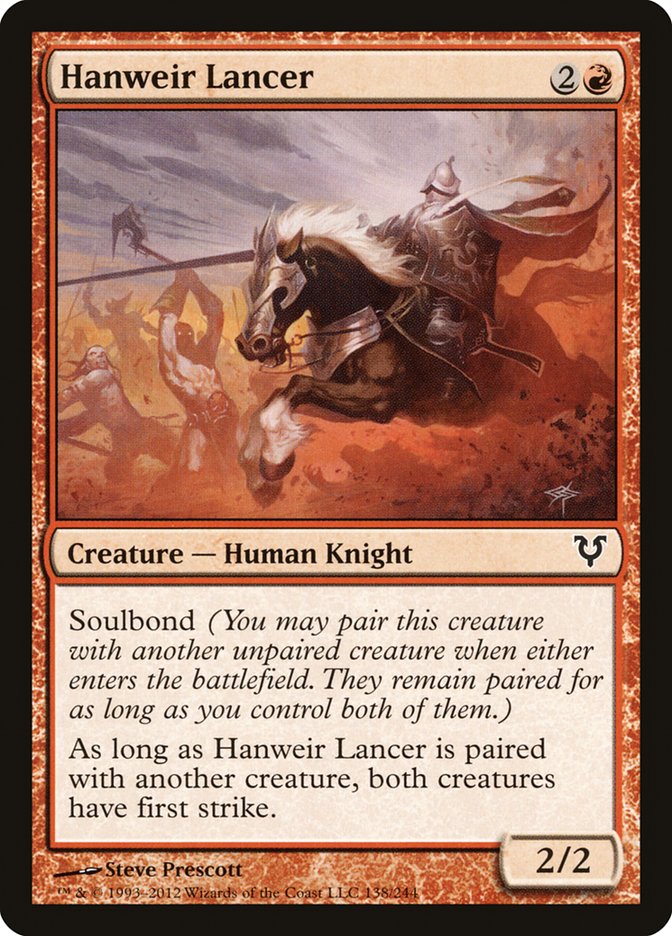Magic | Hanweir Lancer [Avacyn Restored] | The Nerd Merchant