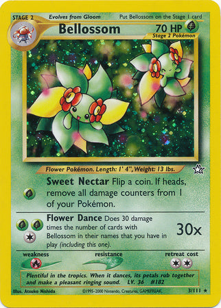 Pokemon | Bellossom (3/111) [Neo Genesis Unlimited] | The Nerd Merchant