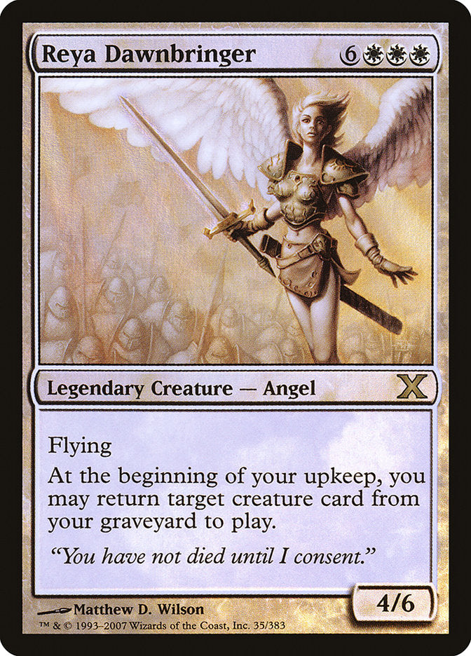 Magic | Reya Dawnbringer (Premium Foil) [Tenth Edition] | The Nerd Merchant