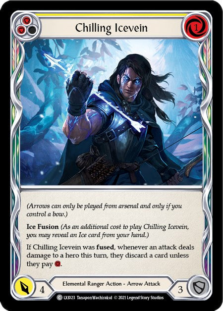 Flesh and Blood TCG | Chilling Icevein (Yellow) [LXI023] (Tales of Aria Lexi Blitz Deck)  1st Edition Normal | The Nerd Merchant
