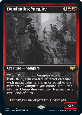 Magic | Dominating Vampire [Innistrad: Double Feature] | The Nerd Merchant