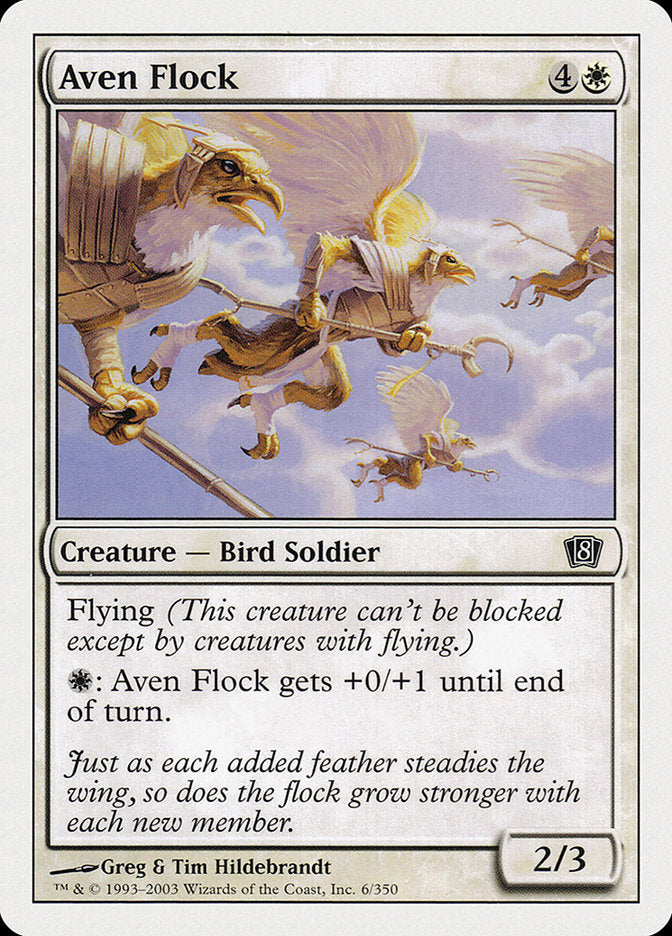 Magic | Aven Flock [Eighth Edition] | The Nerd Merchant