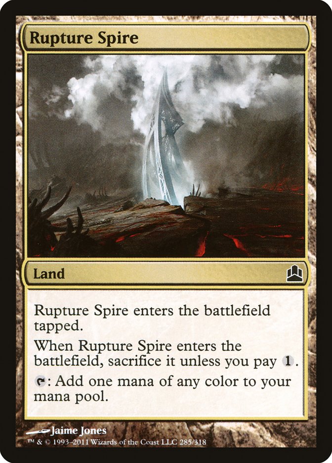 Magic | Rupture Spire [Commander 2011] | The Nerd Merchant
