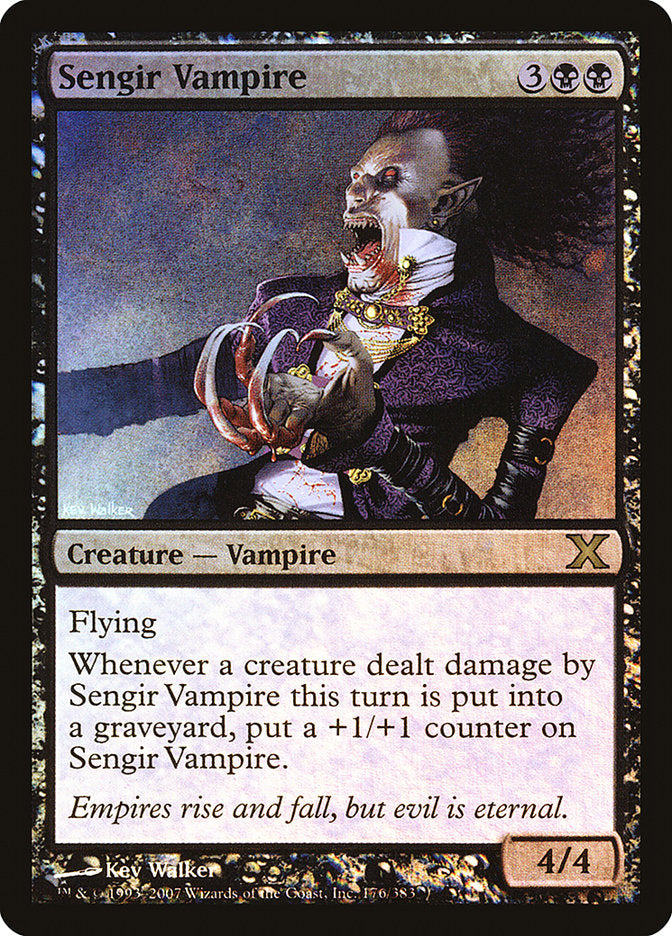 Magic | Sengir Vampire (Premium Foil) [Tenth Edition] | The Nerd Merchant