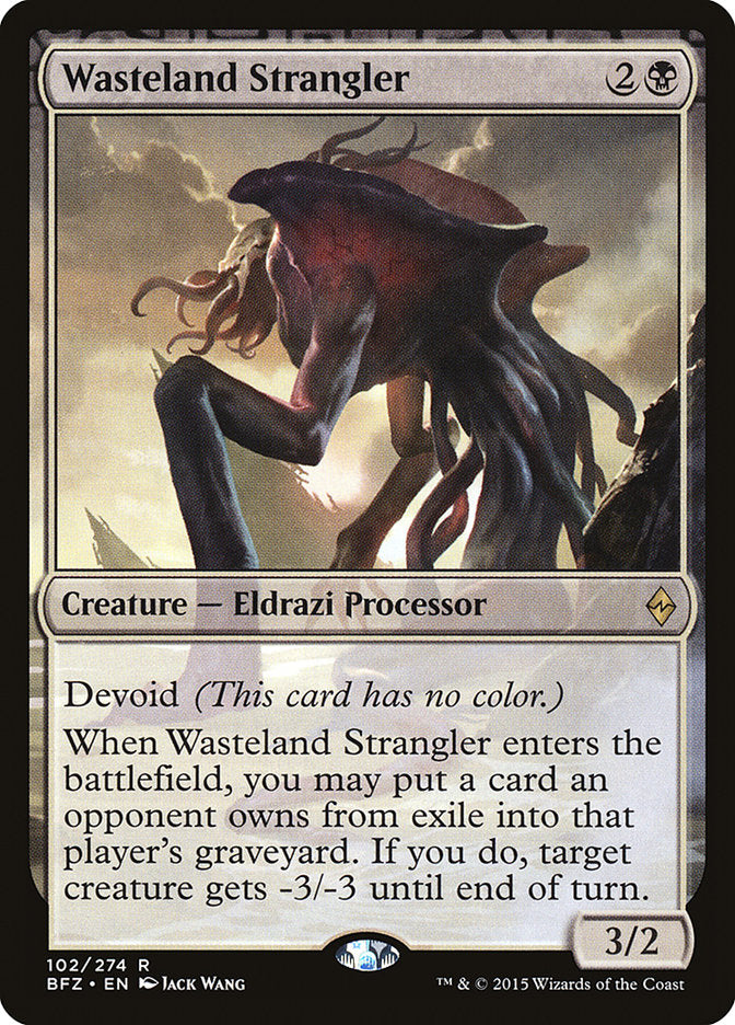 Magic | Wasteland Strangler [Battle for Zendikar] | The Nerd Merchant