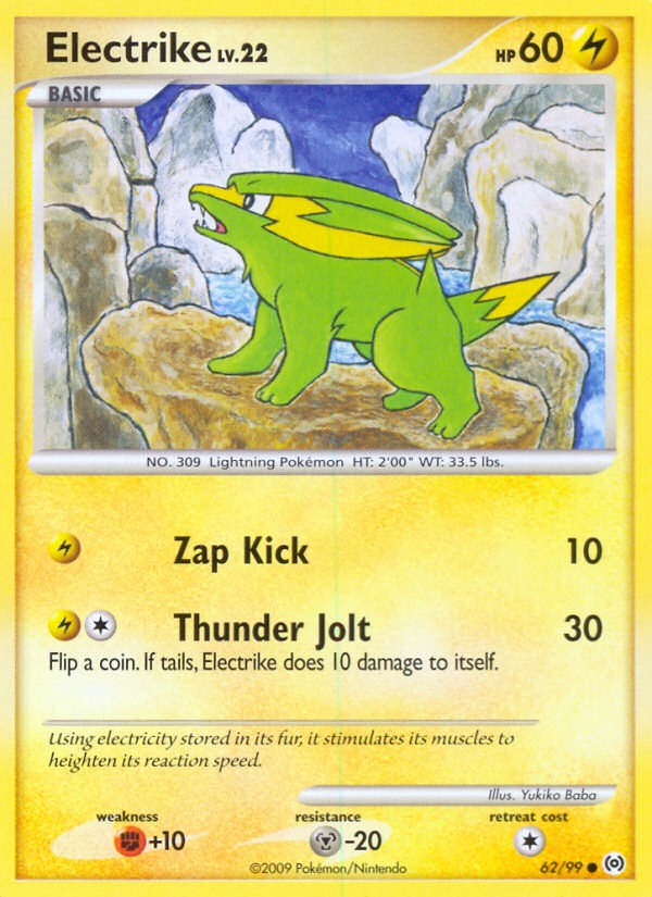 Pokemon | Electrike (62/99) [Platinum: Arceus] | The Nerd Merchant