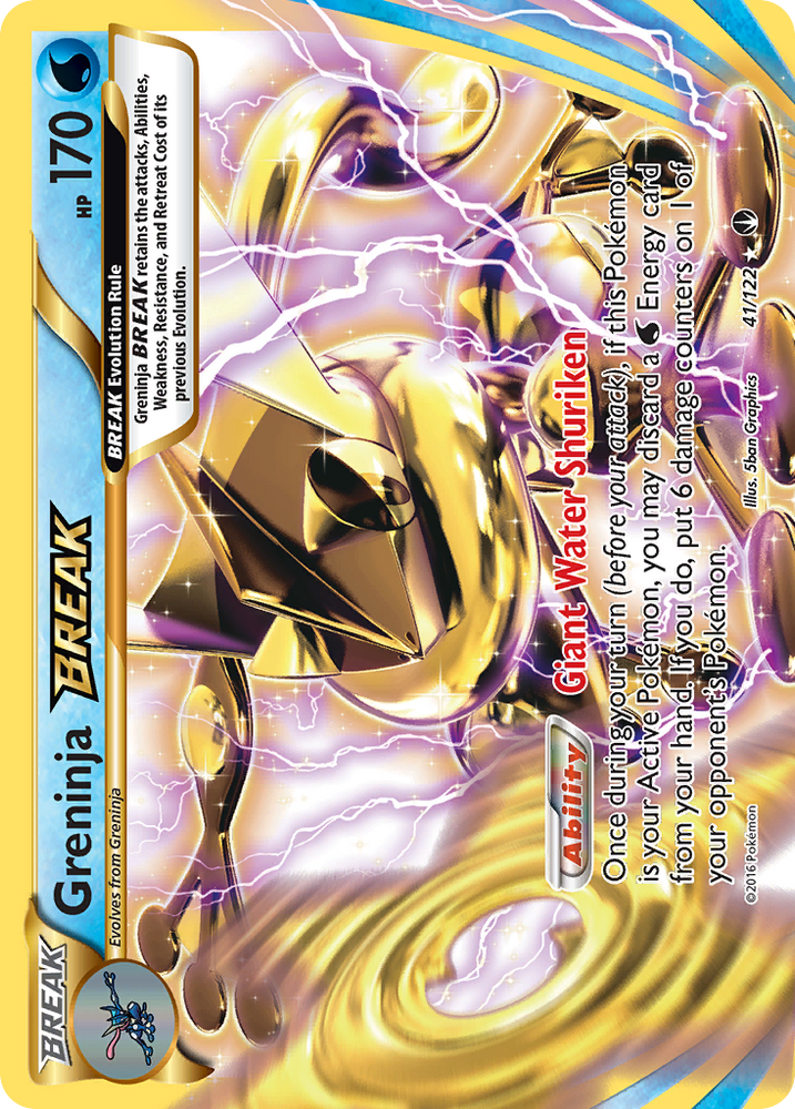 Pokemon | Greninja BREAK (41/122) [XY: BREAKpoint] | The Nerd Merchant