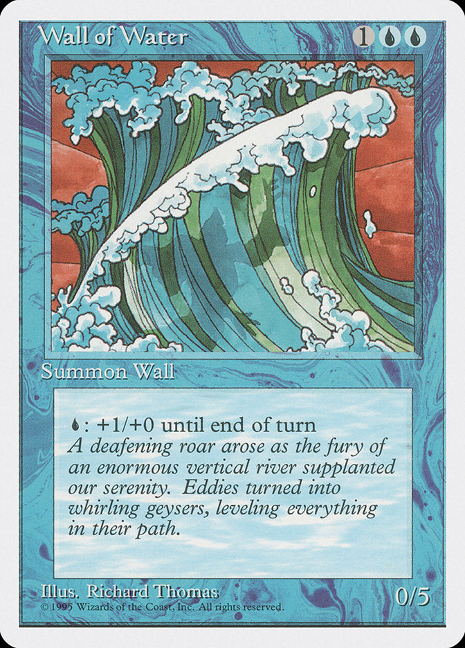 Magic | Wall of Water [Fourth Edition] | The Nerd Merchant