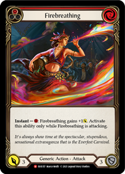 Flesh and Blood TCG | Firebreathing [EVR157] (Everfest)  1st Edition Rainbow Foil | The Nerd Merchant