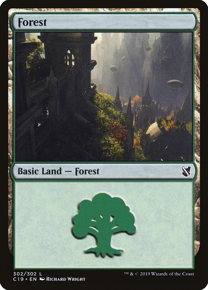Magic | Forest (302) [Commander 2019] | The Nerd Merchant