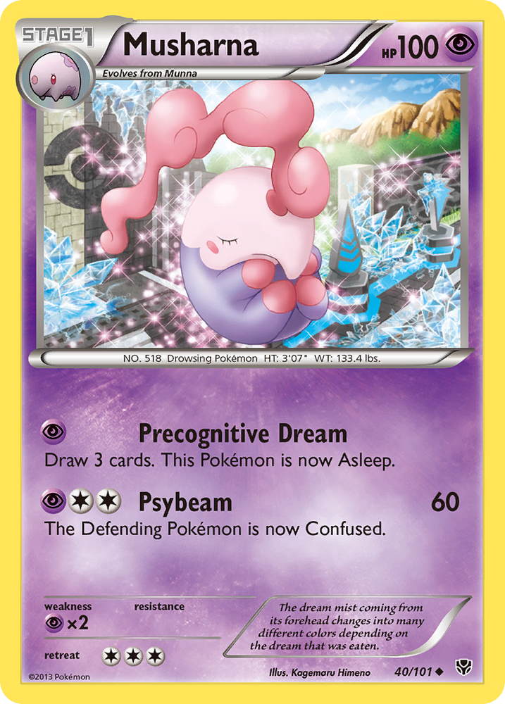 Pokemon | Musharna (40/101) [Black & White: Plasma Blast] | The Nerd Merchant