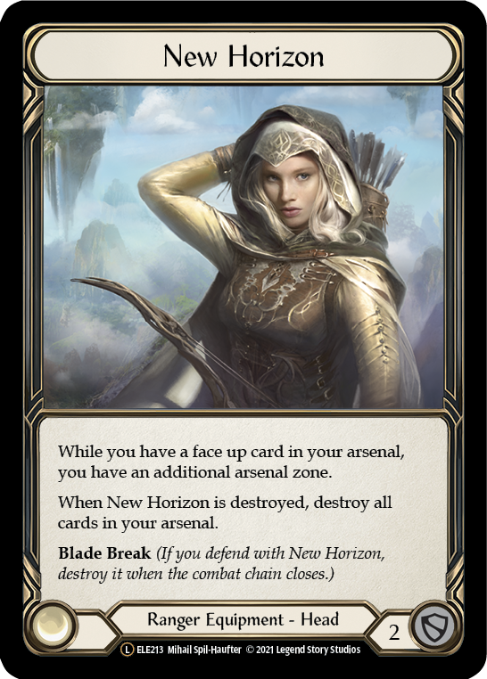 Flesh and Blood TCG | New Horizon [U-ELE213] (Tales of Aria Unlimited)  Unlimited Rainbow Foil | The Nerd Merchant