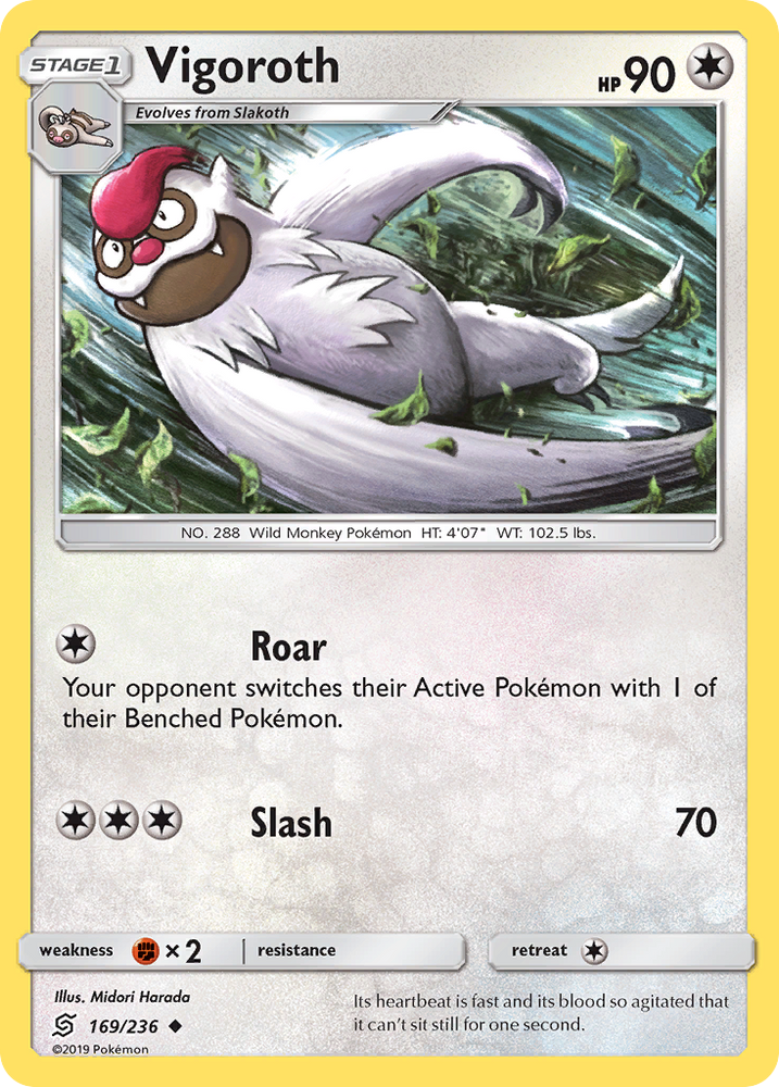 Pokemon | Vigoroth (169/236) [Sun & Moon: Unified Minds] | The Nerd Merchant