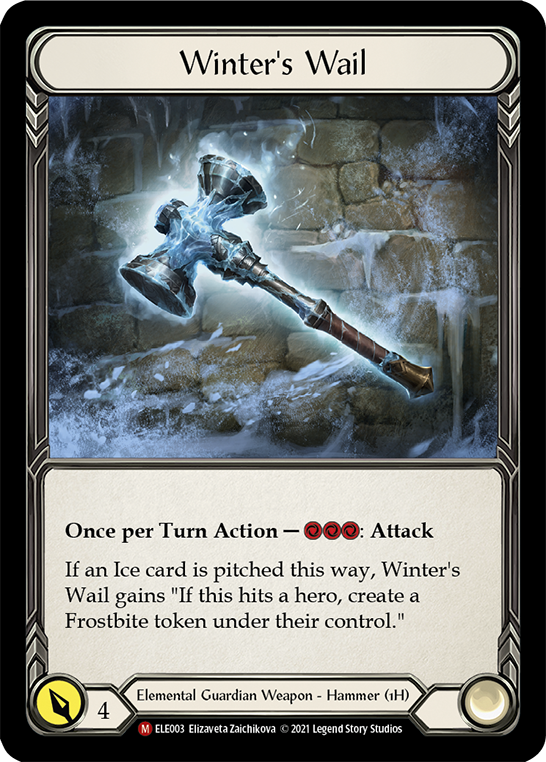 Flesh and Blood TCG | Winter's Wail [ELE003] (Tales of Aria)  1st Edition Normal | The Nerd Merchant