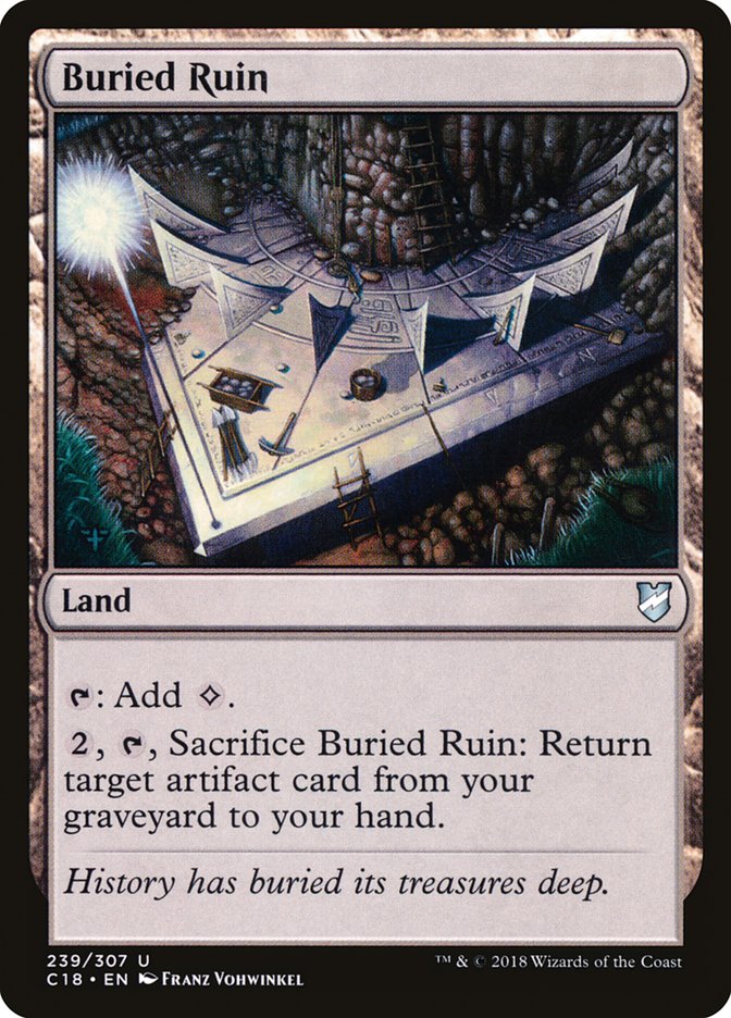 Magic | Buried Ruin [Commander 2018] | The Nerd Merchant
