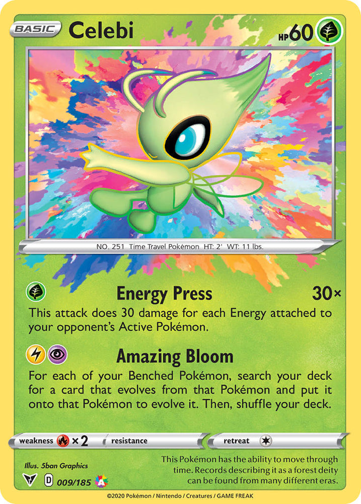 Pokemon | Celebi (009/185) [Sword & Shield: Vivid Voltage] | The Nerd Merchant