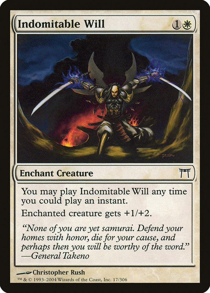 Magic | Indomitable Will [Champions of Kamigawa] | The Nerd Merchant
