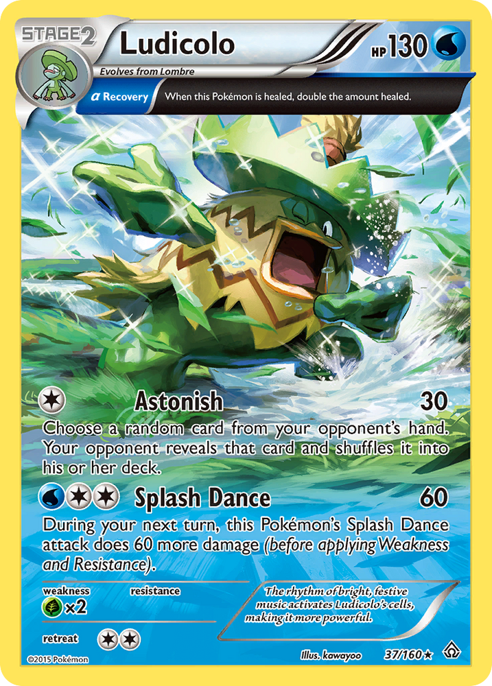 Pokemon | Ludicolo (37/160) [XY: Primal Clash] | The Nerd Merchant