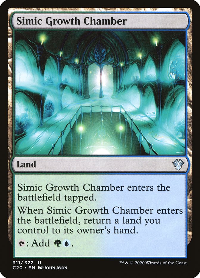 Magic | Simic Growth Chamber [Commander 2020] | The Nerd Merchant