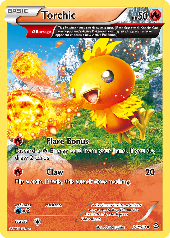 Pokemon | Torchic (26/160) [XY: Primal Clash] | The Nerd Merchant