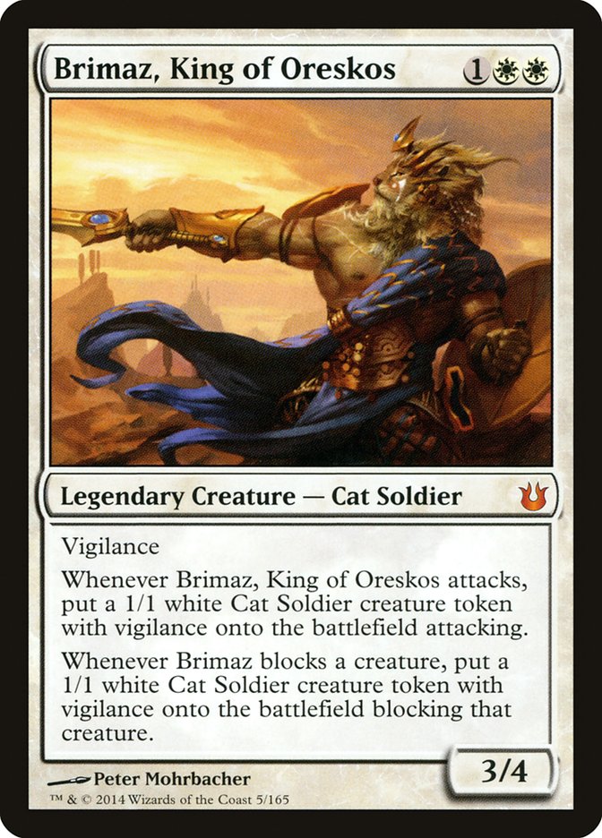 Magic | Brimaz, King of Oreskos [Born of the Gods] | The Nerd Merchant