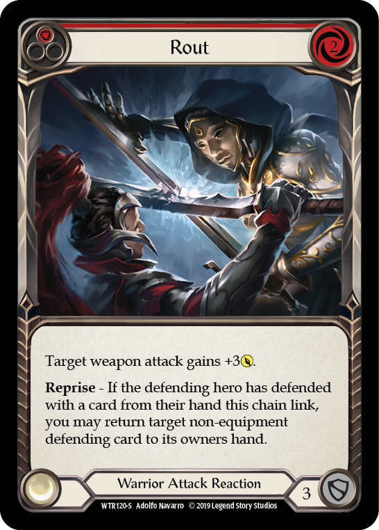 Flesh and Blood TCG | Rout [WTR120-S] (Welcome to Rathe)  Alpha Print Normal | The Nerd Merchant