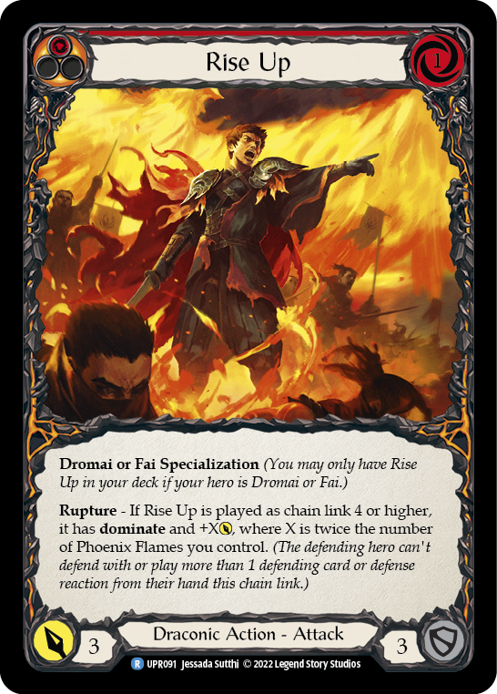 Flesh and Blood TCG | Rise Up [UPR091] (Uprising)  Rainbow Foil | The Nerd Merchant