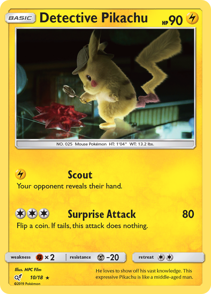 Pokemon | Detective Pikachu (10/18) [Sun & Moon: Detective Pikachu] | The Nerd Merchant