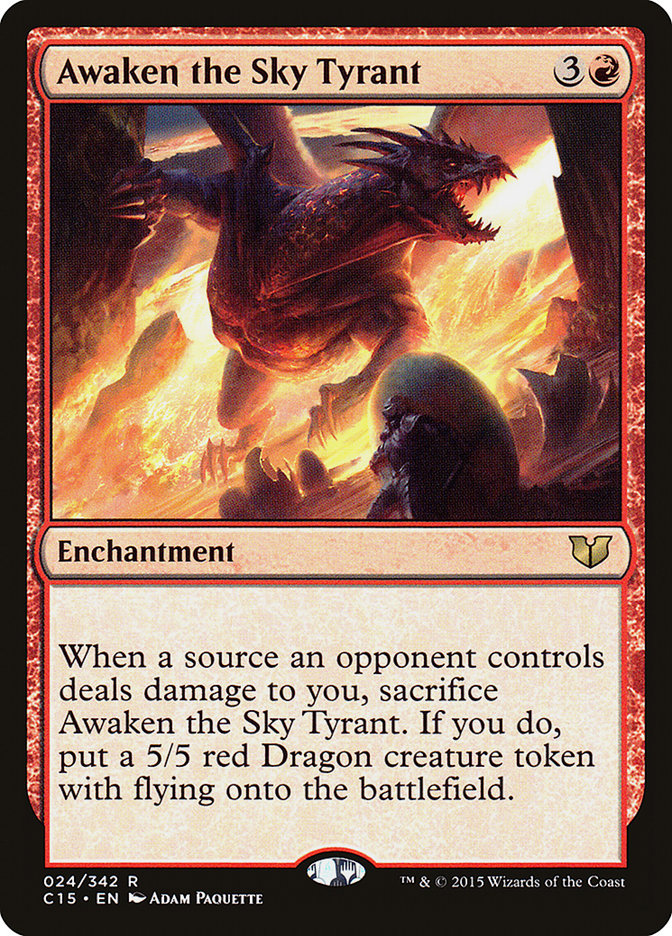 Magic | Awaken the Sky Tyrant [Commander 2015] | The Nerd Merchant