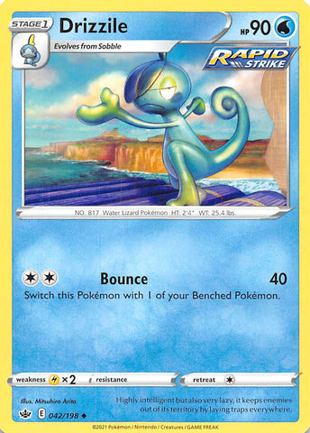 Pokemon | Drizzile (042/198) [Sword & Shield: Chilling Reign] | The Nerd Merchant