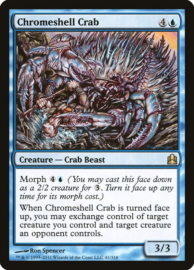 Magic | Chromeshell Crab [Commander 2011] | The Nerd Merchant