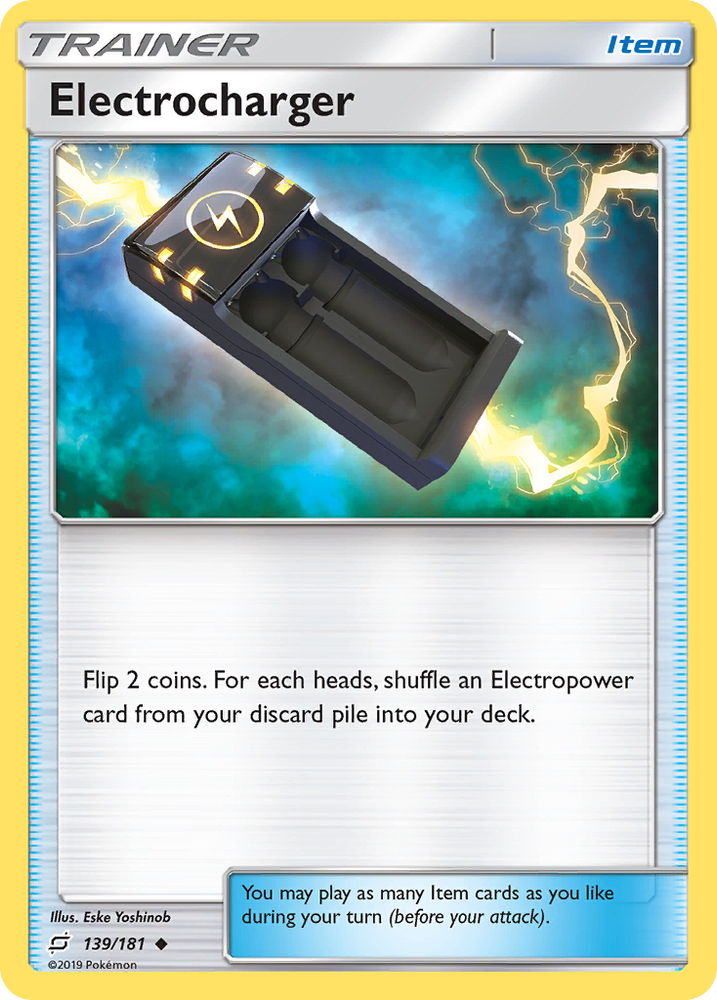 Pokemon | Electrocharger (139/181) [Sun & Moon: Team Up] | The Nerd Merchant