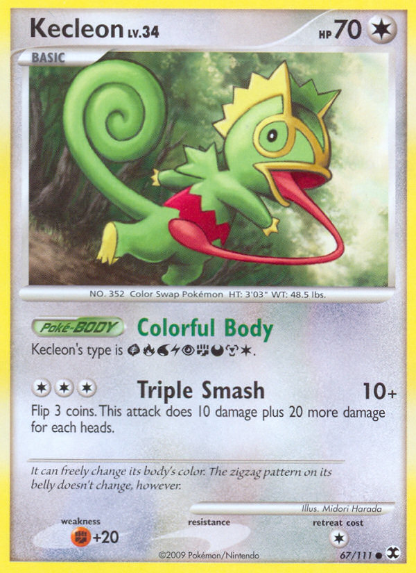 Pokemon | Kecleon (67/111) [Platinum: Rising Rivals] | The Nerd Merchant