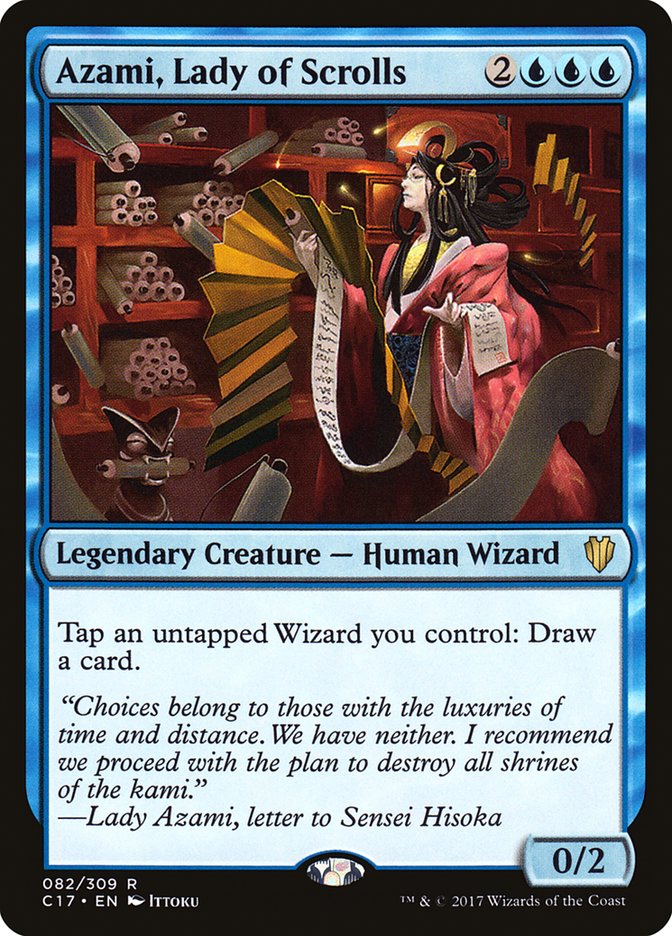 Magic | Azami, Lady of Scrolls [Commander 2017] | The Nerd Merchant