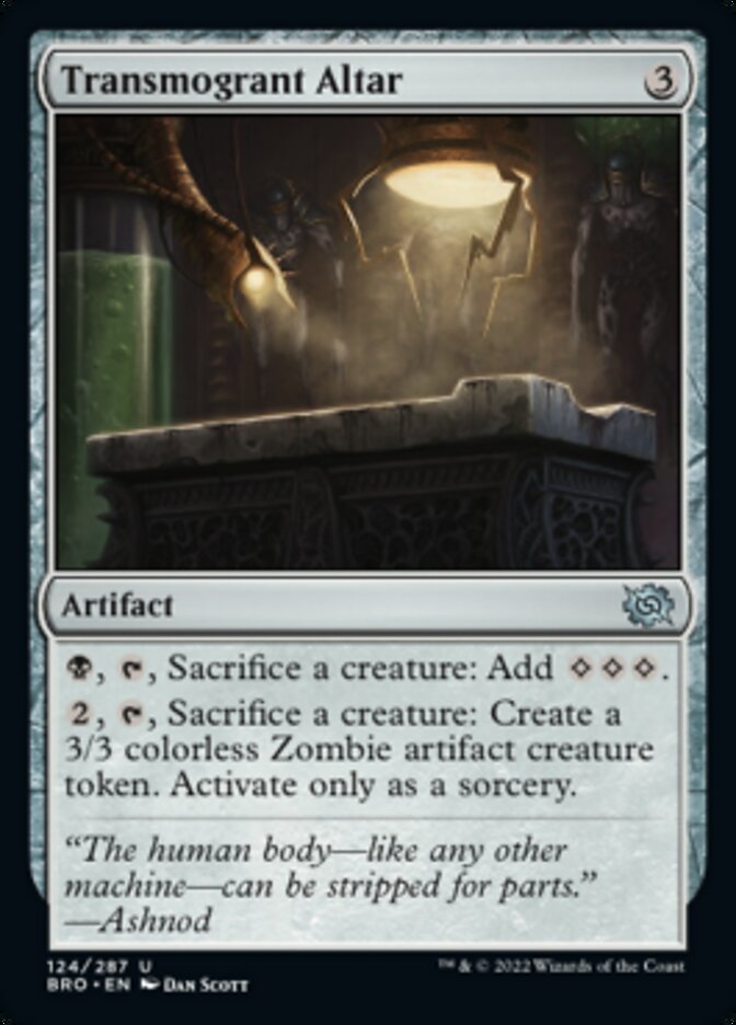 Magic | Transmogrant Altar [The Brothers' War] | The Nerd Merchant