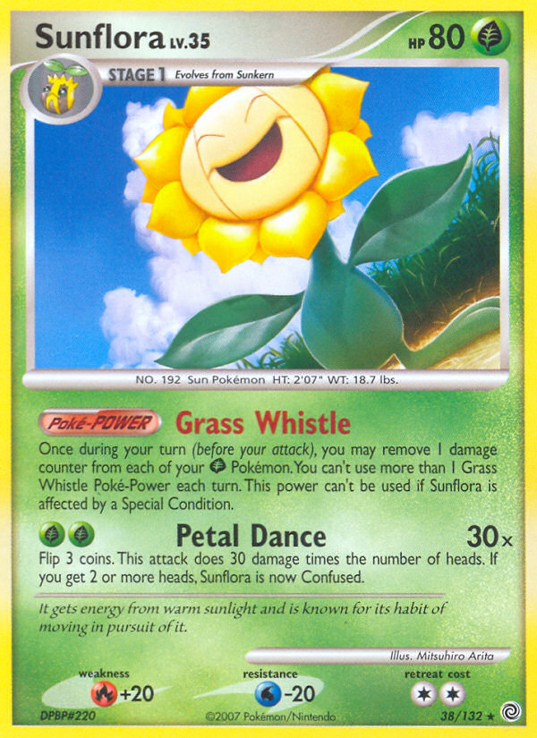 Pokemon | Sunflora (38/132) [Diamond & Pearl: Secret Wonders] | The Nerd Merchant