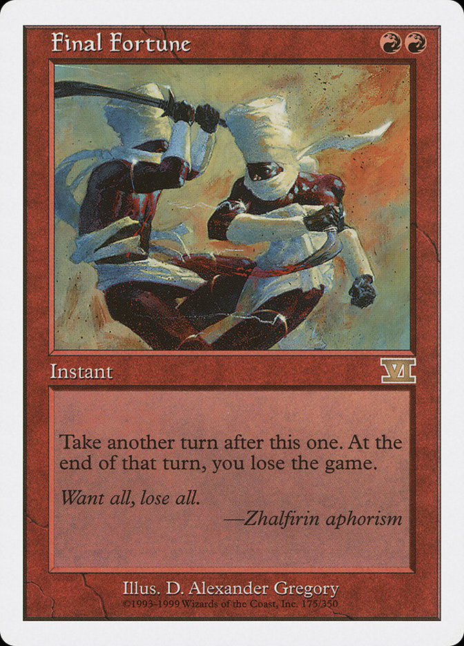 Magic | Final Fortune [Classic Sixth Edition] | The Nerd Merchant