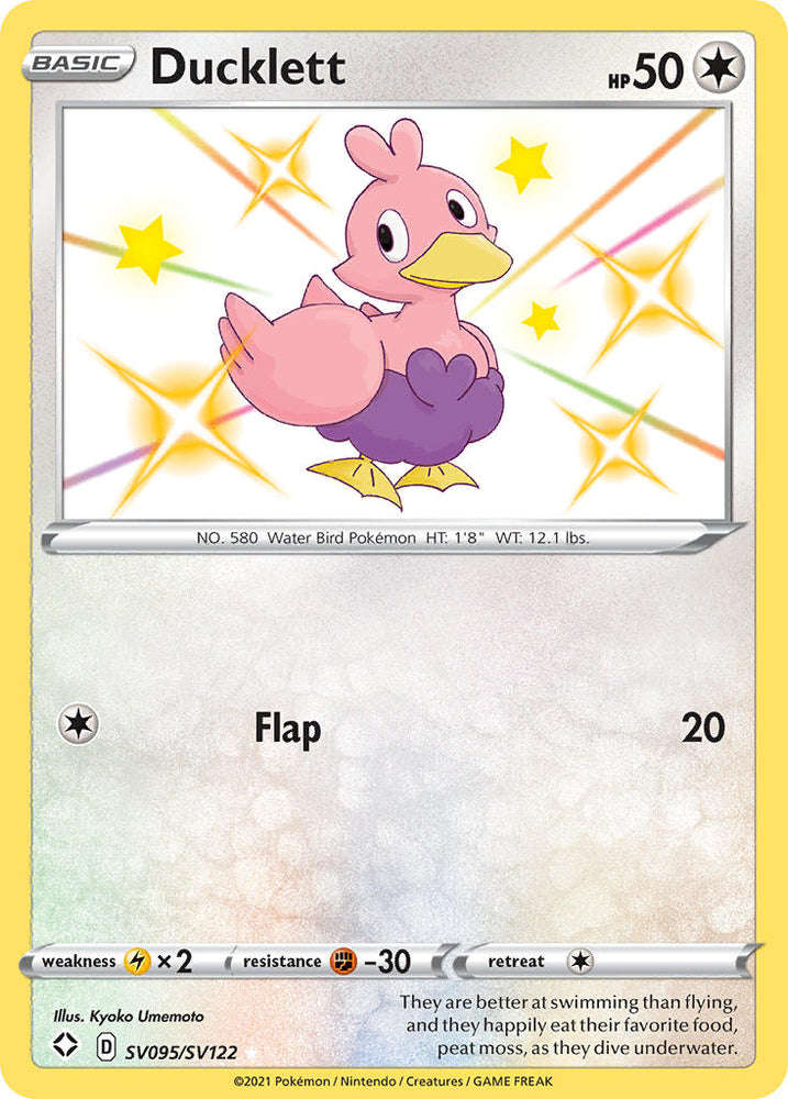 Pokemon | Ducklett (SV095/SV122) [Sword & Shield: Shining Fates] | The Nerd Merchant