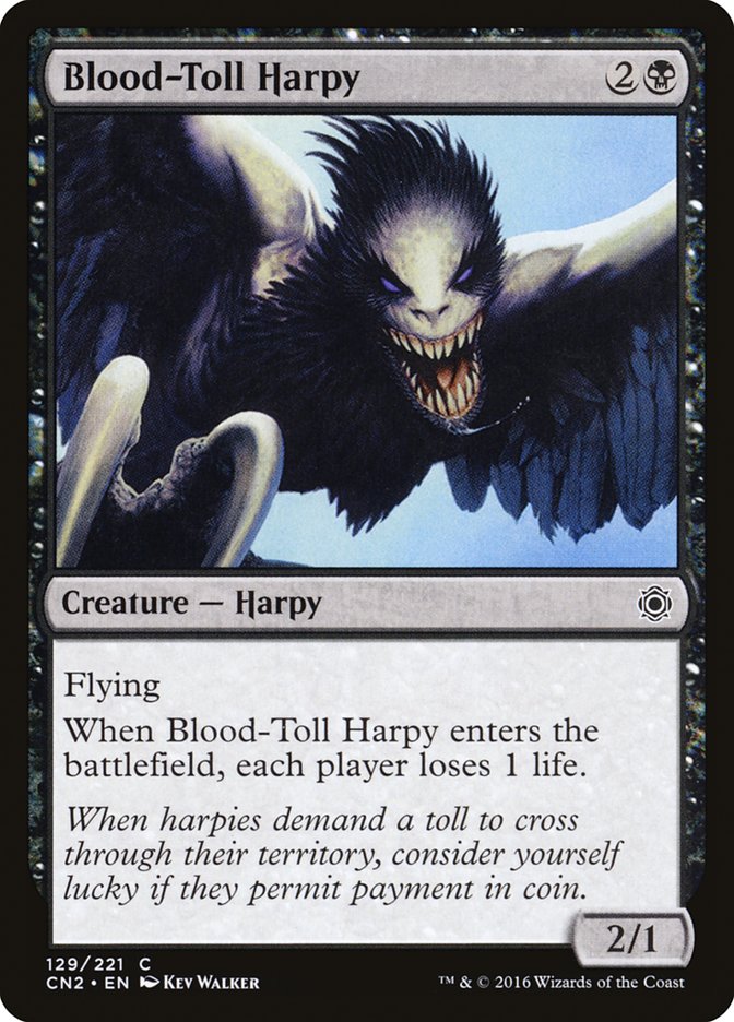 Magic | Blood-Toll Harpy [Conspiracy: Take the Crown] | The Nerd Merchant