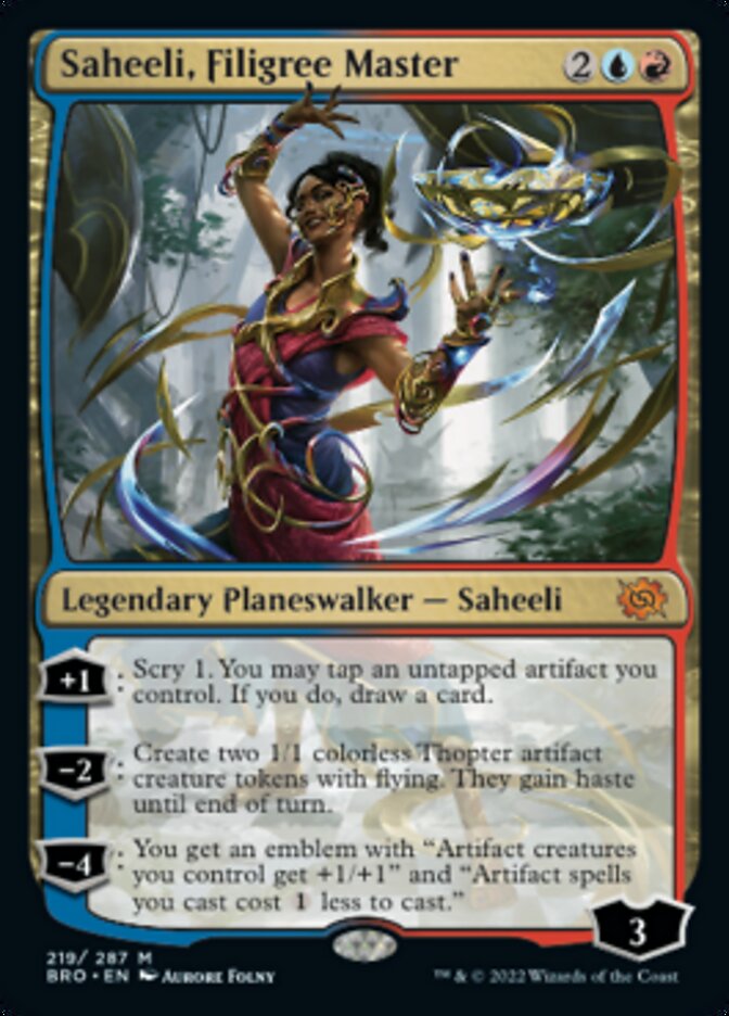 Magic | Saheeli, Filigree Master [The Brothers' War] | The Nerd Merchant