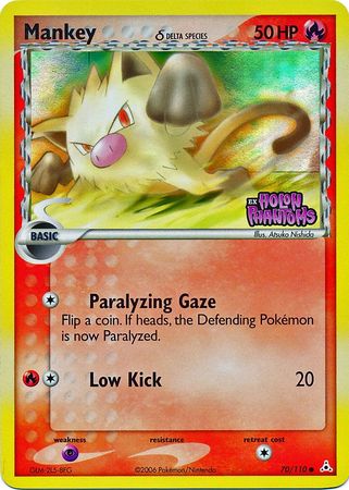 Pokemon | Mankey (70/110) (Delta Species) (Stamped) [EX: Holon Phantoms] | The Nerd Merchant