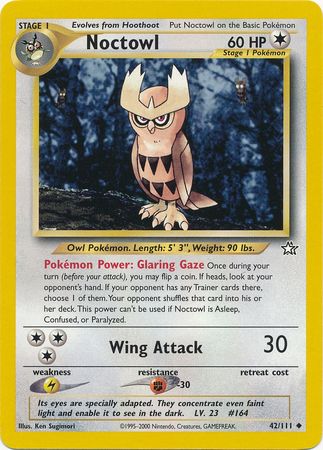 Pokemon | Noctowl (42/111) [Neo Genesis Unlimited] | The Nerd Merchant