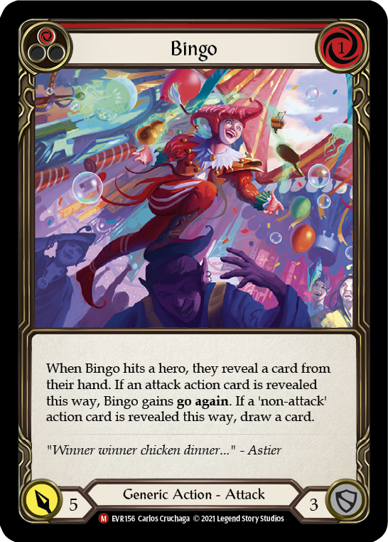 Flesh and Blood TCG | Bingo [EVR156] (Everfest)  1st Edition Normal | The Nerd Merchant