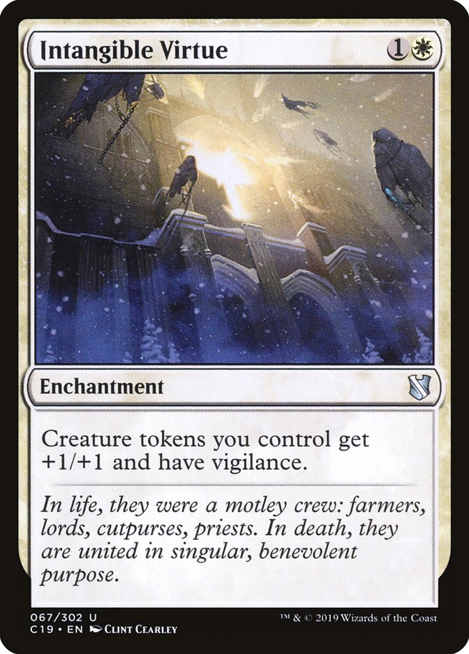 Magic | Intangible Virtue [Commander 2019] | The Nerd Merchant