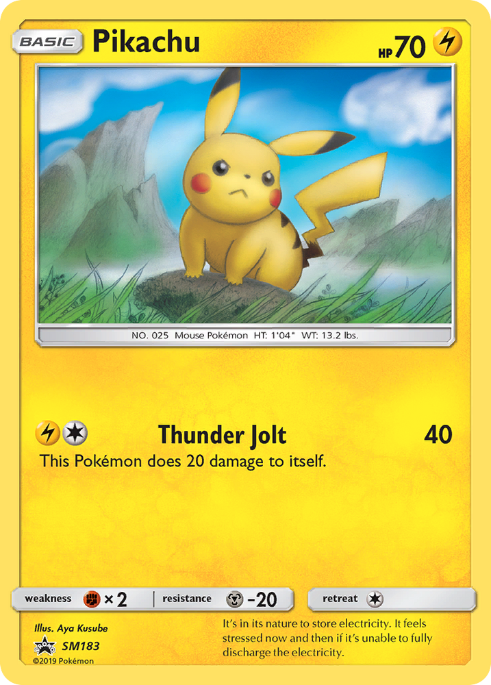 Pokemon | Pikachu (SM183) [Sun & Moon: Black Star Promos] | The Nerd Merchant