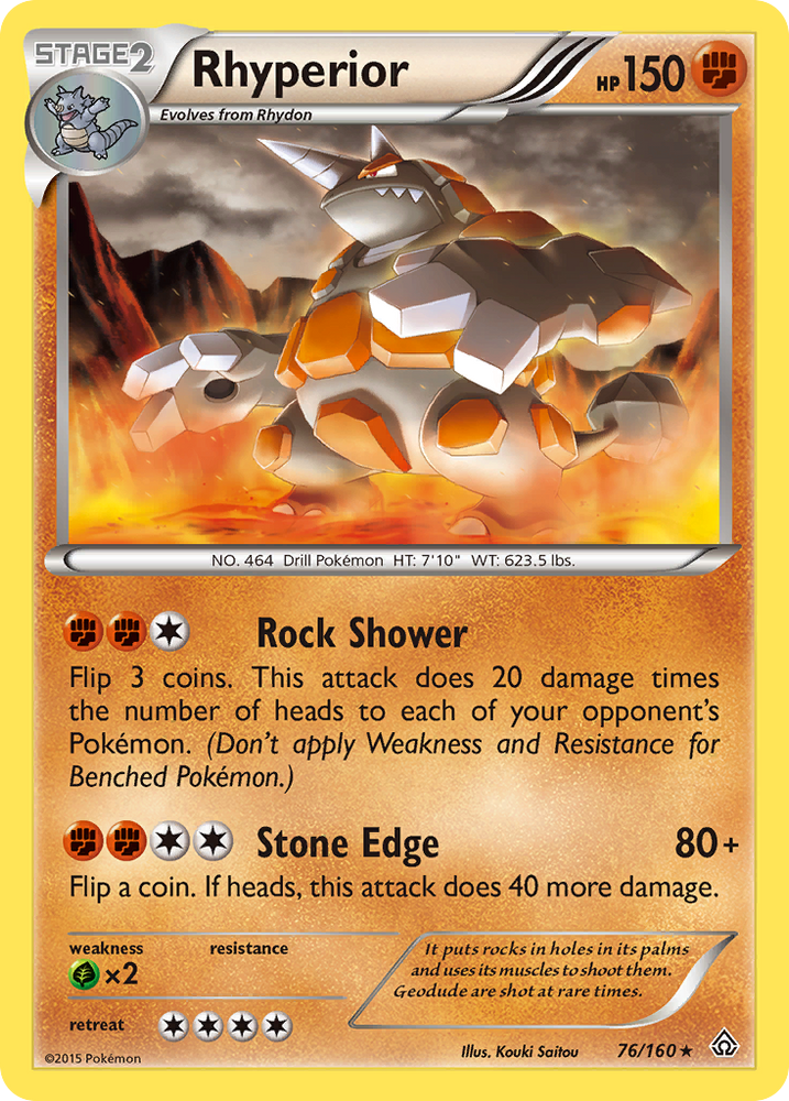 Pokemon | Rhyperior (76/160) [XY: Primal Clash] | The Nerd Merchant