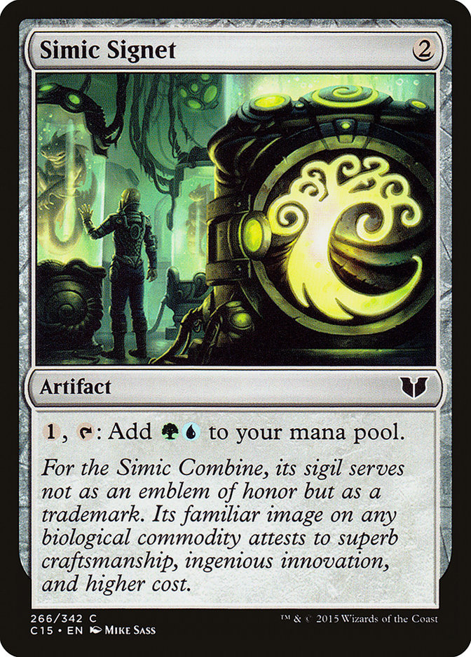 Magic | Simic Signet [Commander 2015] | The Nerd Merchant
