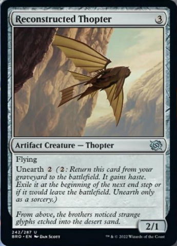 Magic | Reconstructed Thopter [The Brothers' War] | The Nerd Merchant