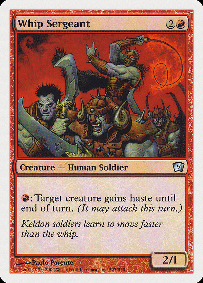 Magic | Whip Sergeant [Ninth Edition] | The Nerd Merchant